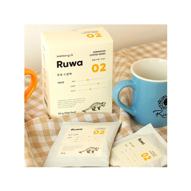 Wholesale Good Price Top Selling Royal Coffee Kopi Deep Taste Aroma Lactobacillus Fermented Ruwa Drip Bag Coffee