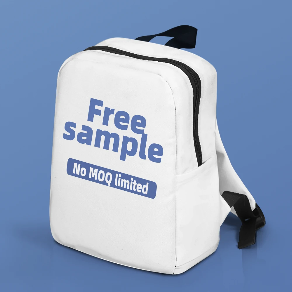 NO MOQ Factory direct sale Custom Sublimation Full Color Print Backpack School Bags For Kids mini backpack