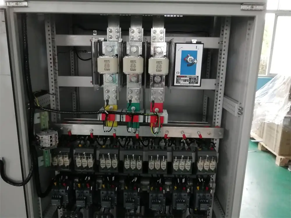 150kvar TSC capacitor bank cabinet with harmonic filter reactor