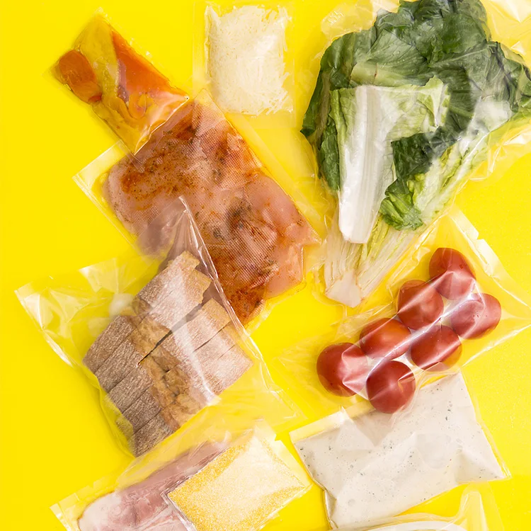 Changxi Factory Supplier 492mm*80um Food Grade PA PE Vacuum Packing Bag Embossed Food Plastic Storage Nylon Vacuum Bag
