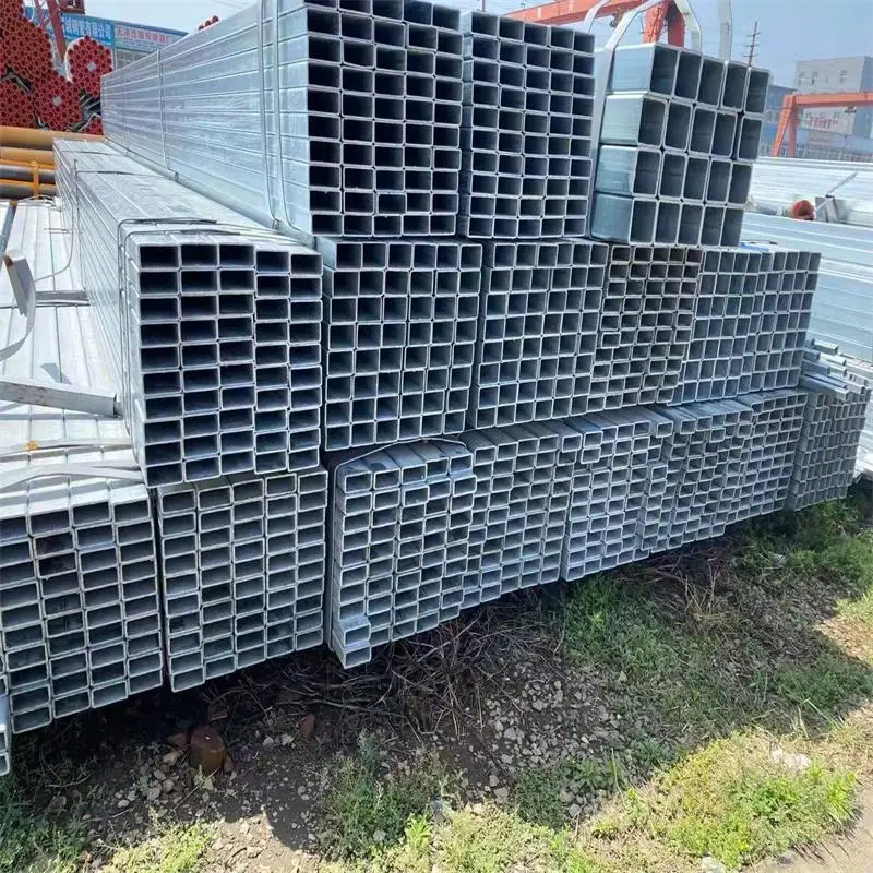 Оцинкованная прямоугольная стальная труба 14 gauge10x15 4x8 2x4 дюймов квадратная с цинковым покрытием 2x2 Gi Стальная Труба