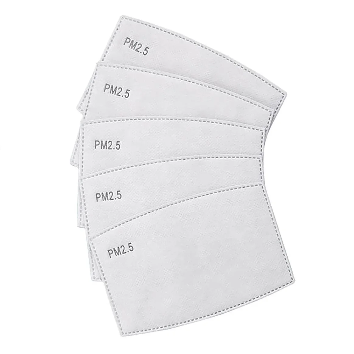 PM 2.5 Insert changeable activated carbon anti dust charcoal filter air breathing filter for reusable mouth muffle