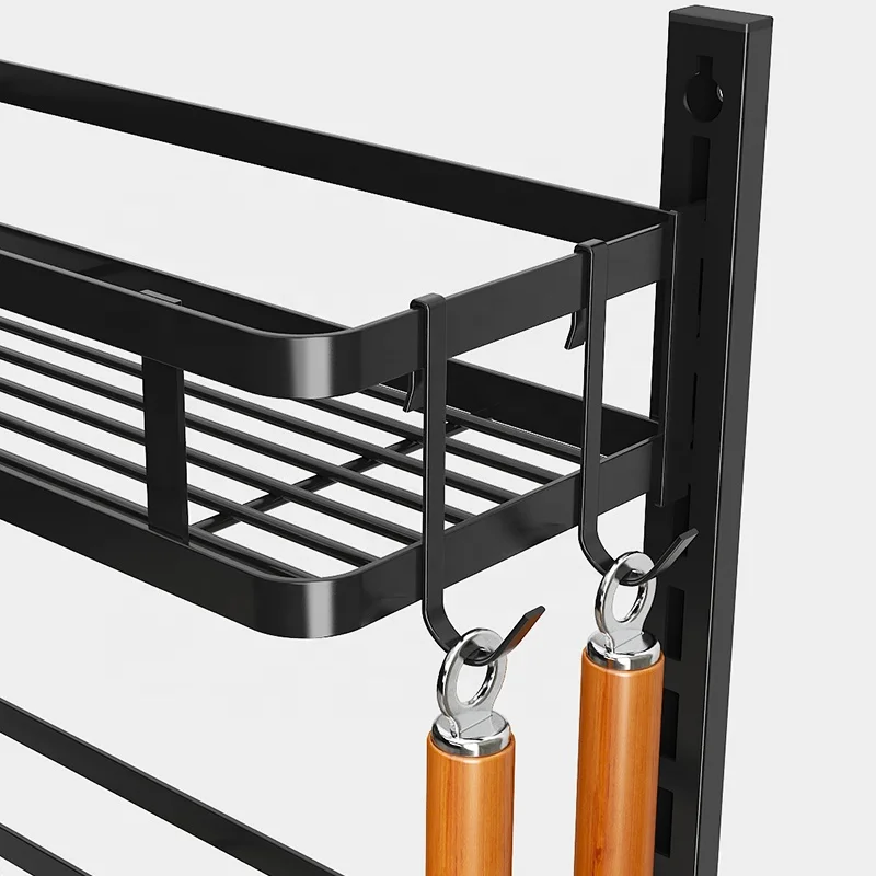 Wall Mount Spice Rack Organizer  1/2/3/4/5 Tier Height-Adjustable Hanging Spice Shelf Storage for Kitchen Pantry Cabinet Door Se