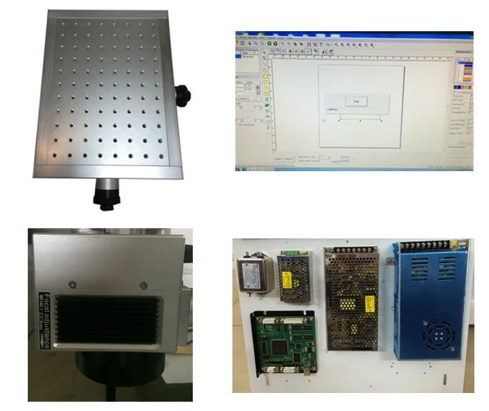 50w Fiber laser marking machine & engraving machine Max fiber laser source metal marker making and engraver making on sale ML-50