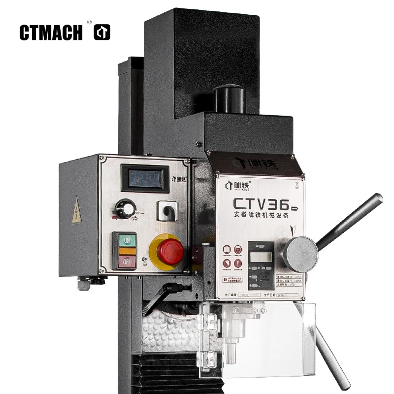 CTV36 variable speed drilling and milling machine for metal working