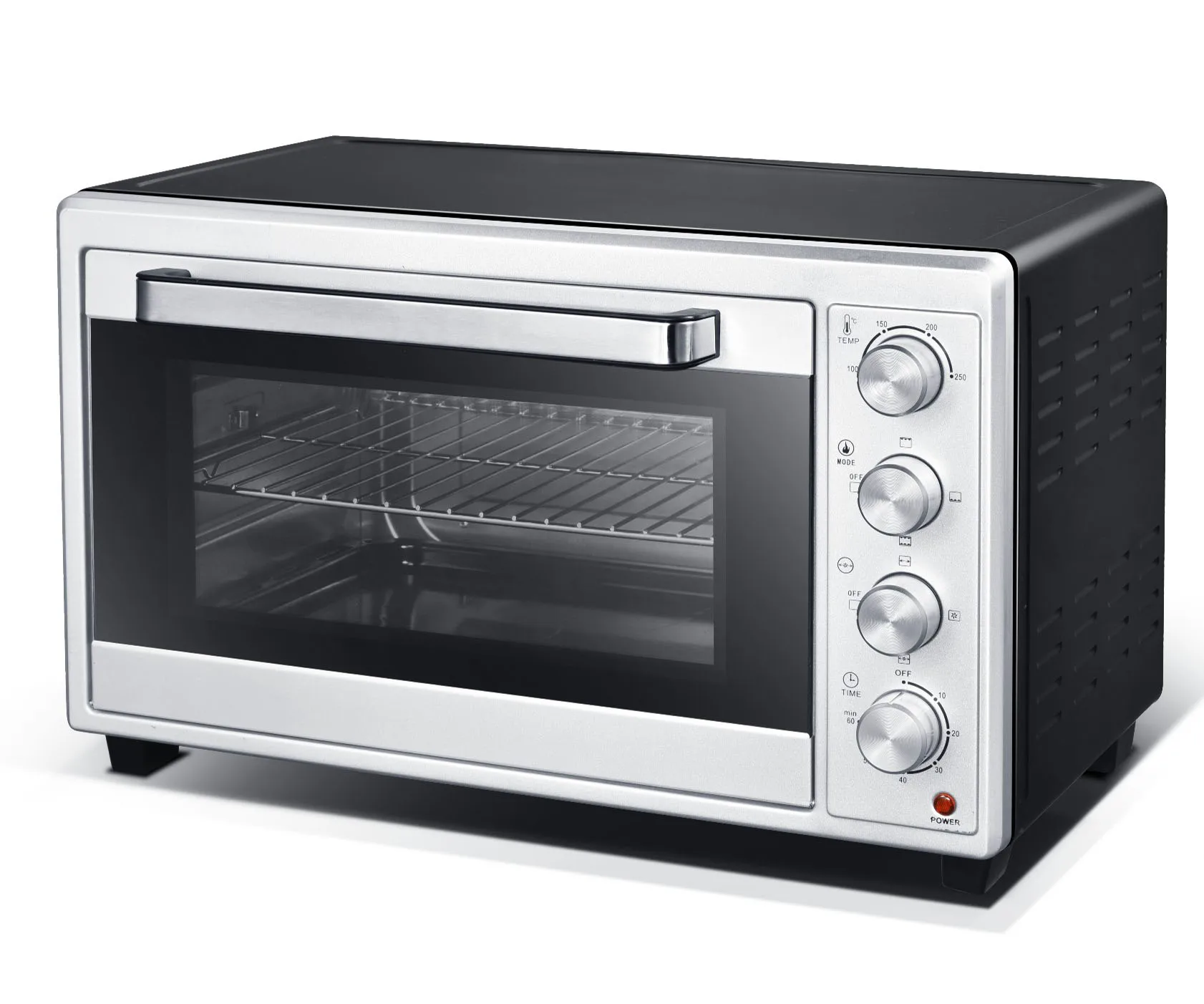 New 48L Multi-Function Electric Ovens Household Bakery Toaster Pizza Kitchen Appliances Timing Baking Electric Oven for Baking