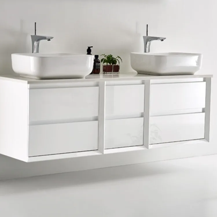 Wholesale Exquisite Design Bathroom Cabinet Bath White New Bathroom Vanity Furniture Cabinet Modern