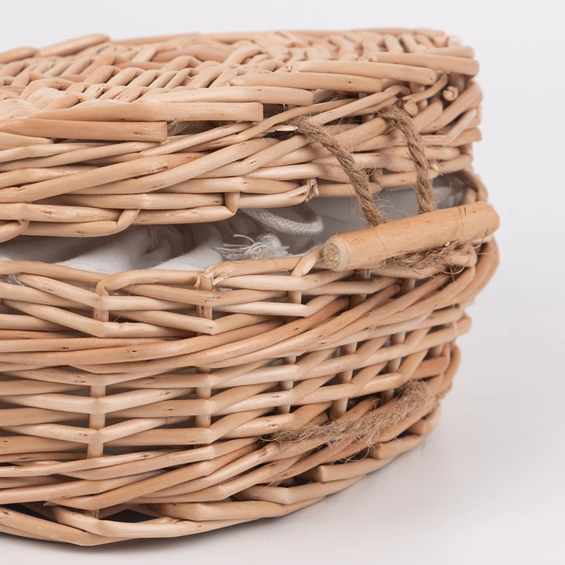 Small Animal Funeral Mini Biodegradable Rattan Casket Hamster Coffin For Pet Cremation wicker and willow animal coffin