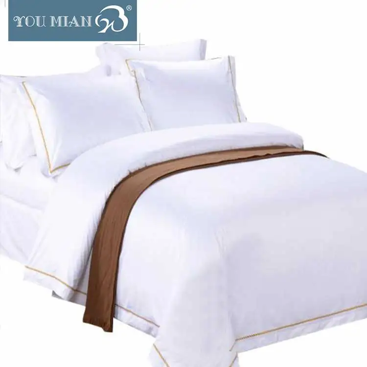 Home Textile 100% Cotton hotel linen Wholesale China Cheap Price Bedding Set Bed Linen High Quality