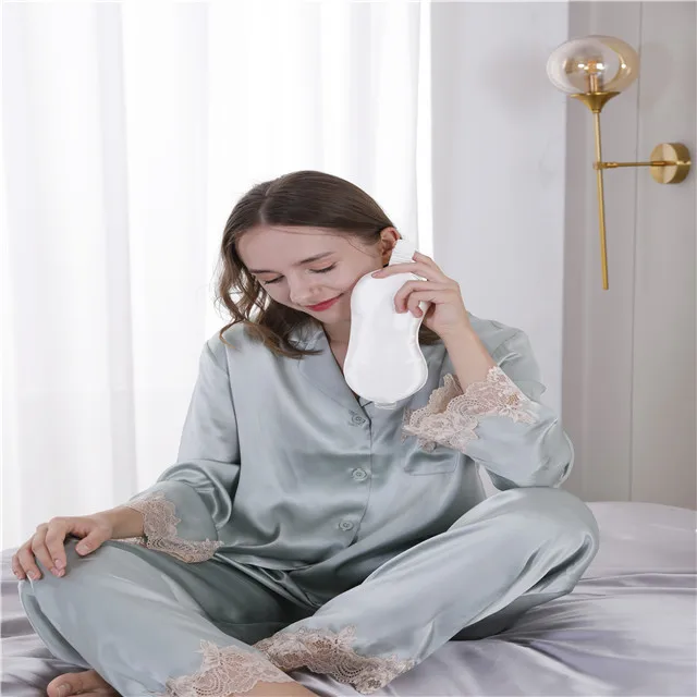 Jili Pink 22MM custom 100% pure mulberry silk sleep eye mask with adjustable strap and bag