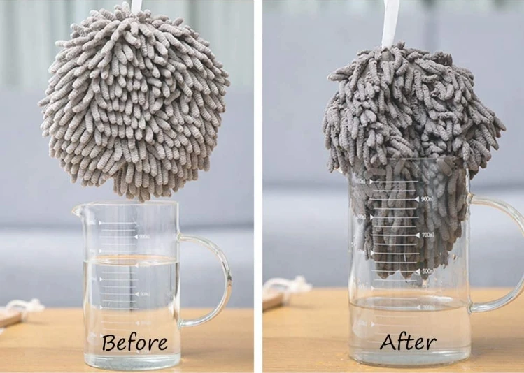 Microfiber Chenille Hand Towels Kitchen Bathroom Hand Customized Towel Woven Kitchen Cloths Jiaguan Manufacturer Factory Novelty