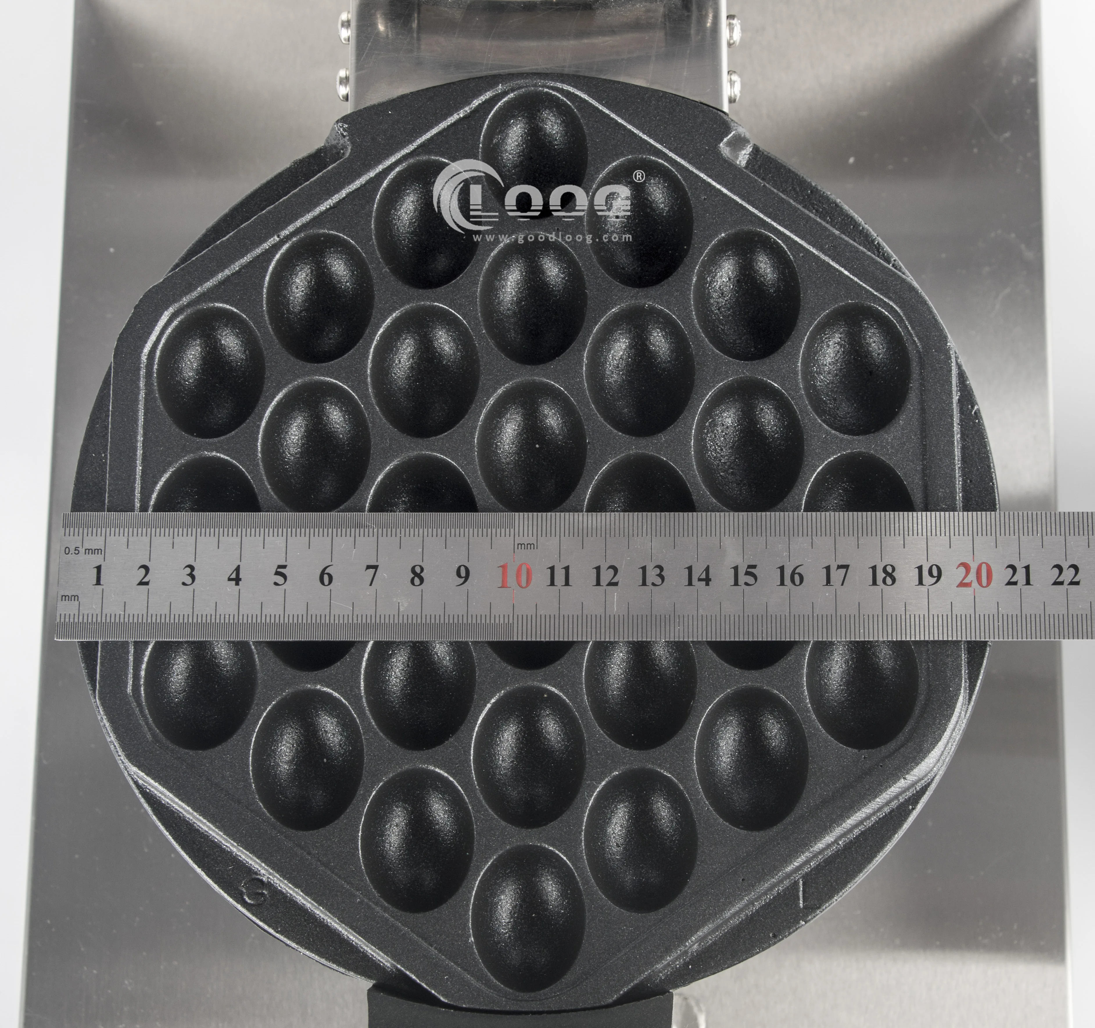 Goodloog Electric Digital Ice Cream Egg Waffle Maker Price Nonstick Changeable Plates Hong Kong Bubble Waffle Machine
