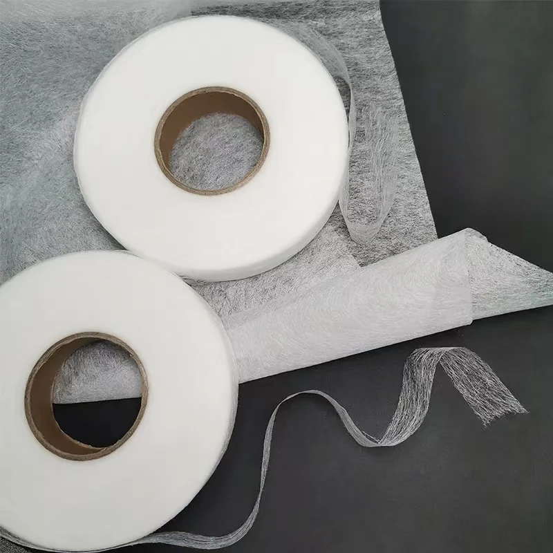 Double Sided Adhesive Tape Fusible Interlining Hot Melt Adhesive Web For Garment