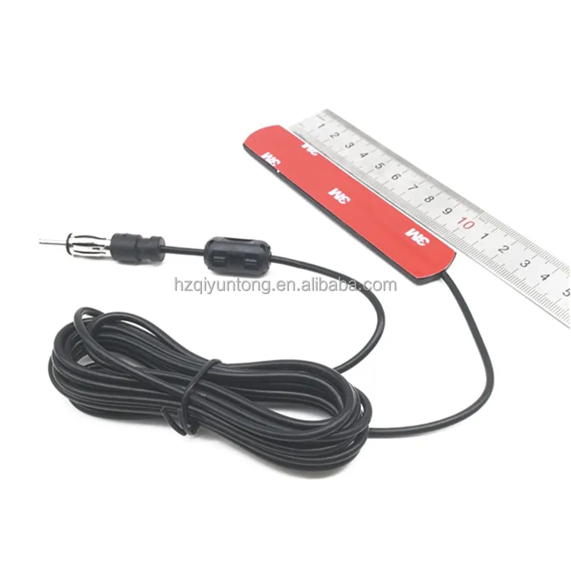 External Internal adhesive Universal Car FM Radio Antenna Patch Black Radio antenna 5dbi car antenna Amplifier