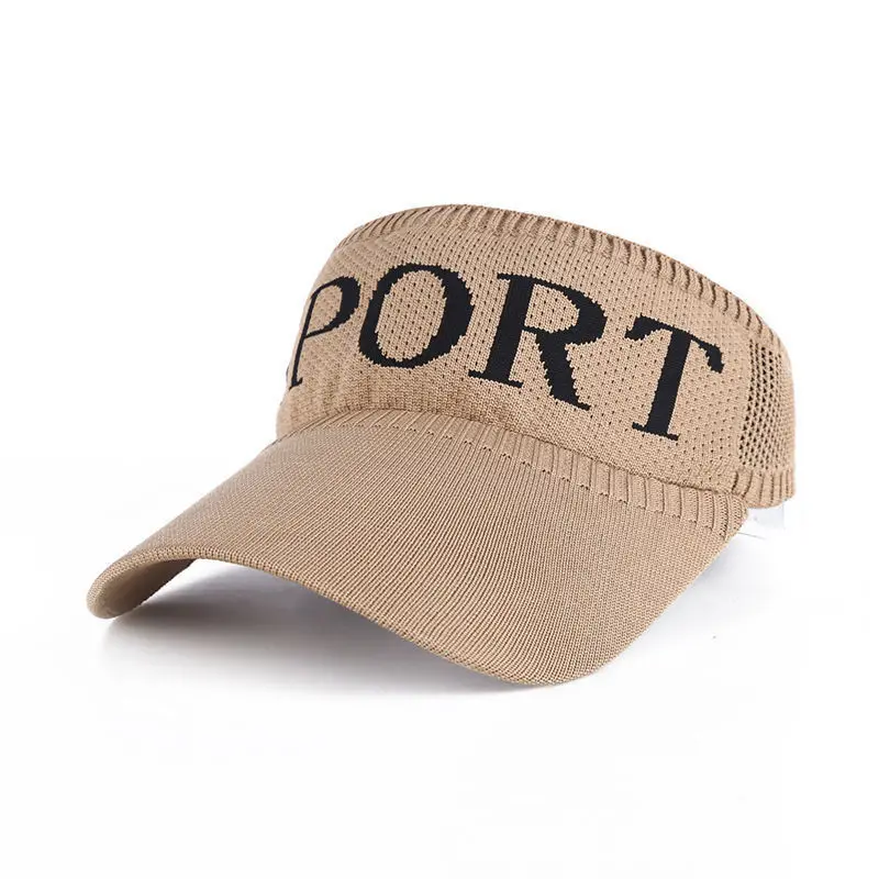 2022 Cheap promotion Spring Summer Unisex Outdoor Sport sun hat visor women empty top sun hat