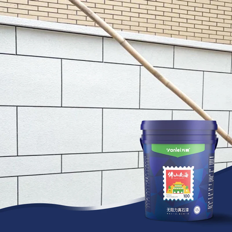 Wanlei Top-quality Services Stone-textured Villa Paint For Exterior And Interior