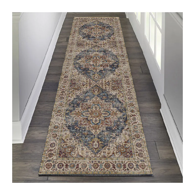 Crystal velvet printing 3d carpet corridors runner size rug cheap price printed carpet 3d