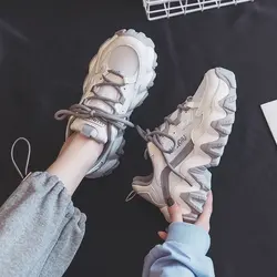 2022 high quality Chunky Sneakers for Women Vulcanize Shoes Casual Fashion Platform walking White Sneakers