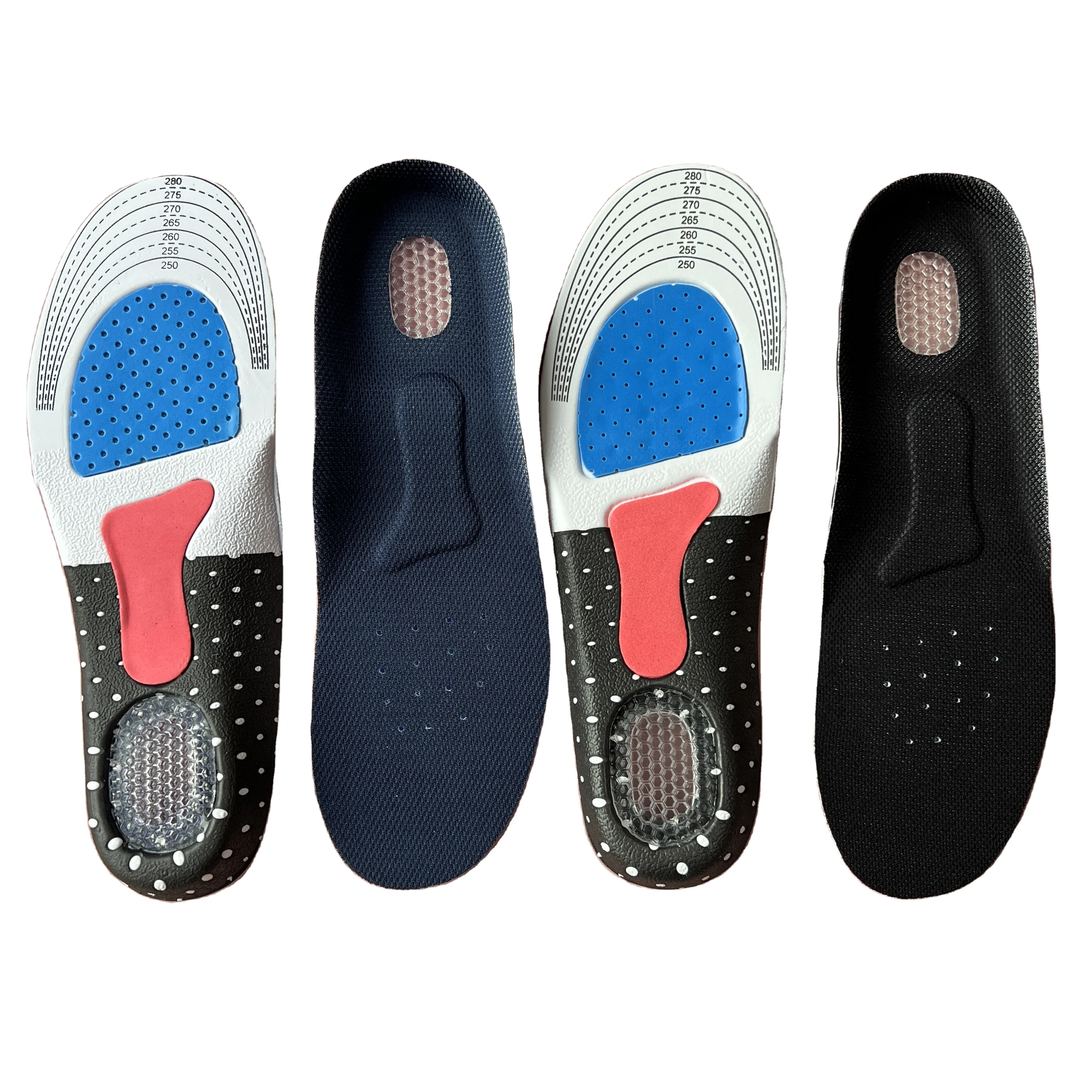 Polyurethane Shock Absorbing Pu Diabetic Memory Foam Insole Insoles for Shoes