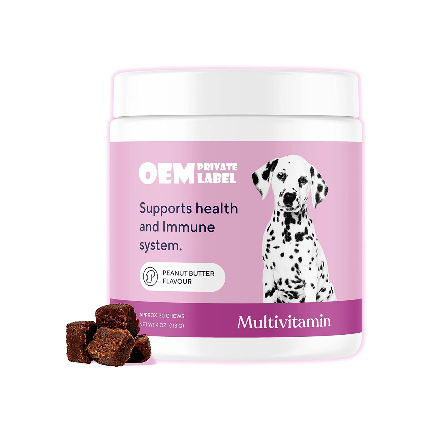 Multivitamin Chews for Dogs Immunity Joints Skin Coat Energy With Vitamins Oils Minerals 15 in 1 Dog Health Premium