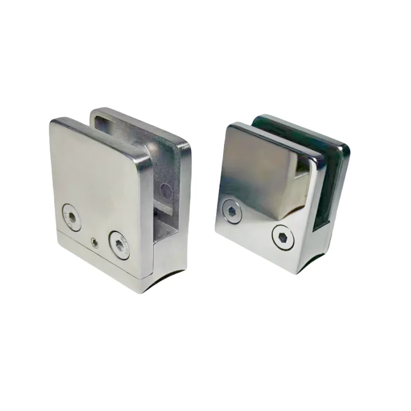 China Balcony Handrail System Balustrade Fixings Panel Swimming Pool / Terrace / Staircase Glass Floor Clamps