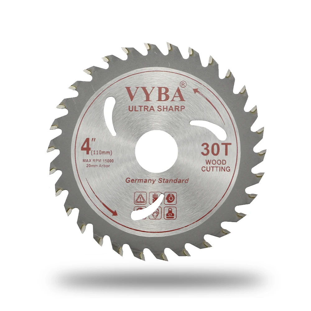 4inch 30T wood cutting circular saw blades for hand grinder