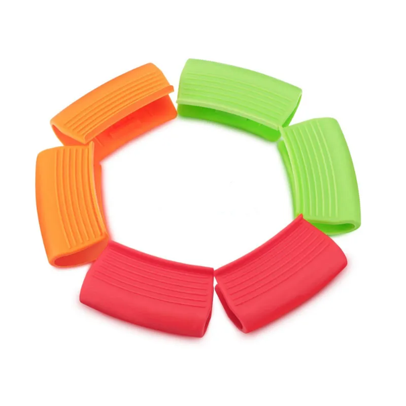 2022 New Arrival Pot Holder Handle Covers Heat Resistant Pots Pans Removable Handles Cover Silicone Hot Handle Holder
