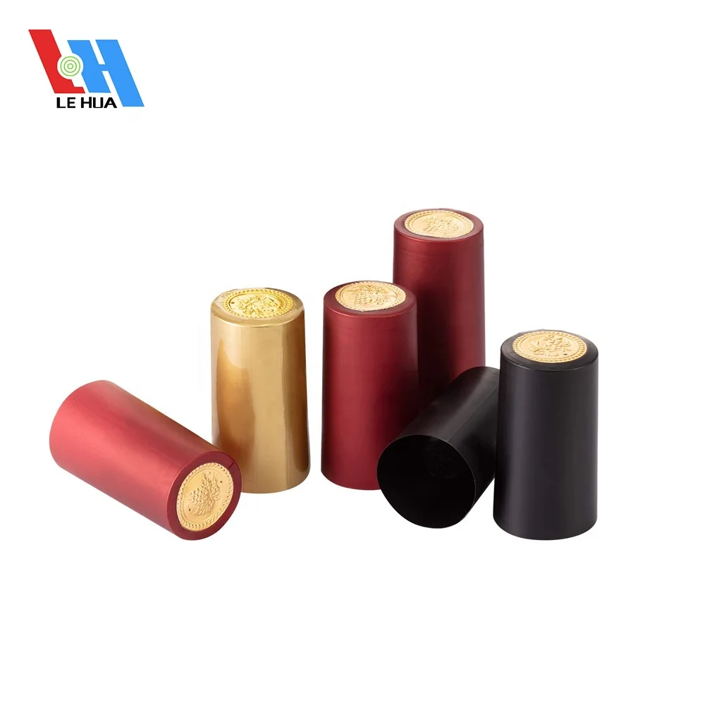 Heat Shrink Champagne Capsule Container Shrink Wrap Whisky Bottle Tops for Wine PVC shrink capsule