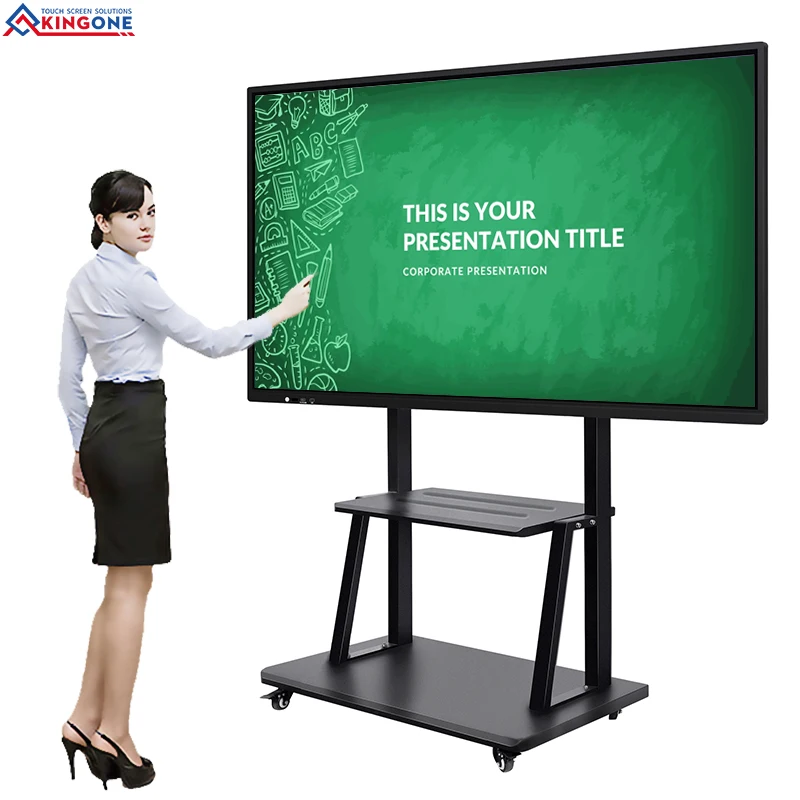 Низкая цена, сенсорный экран, монитор, белая доска, все в одном 55 для обучения
