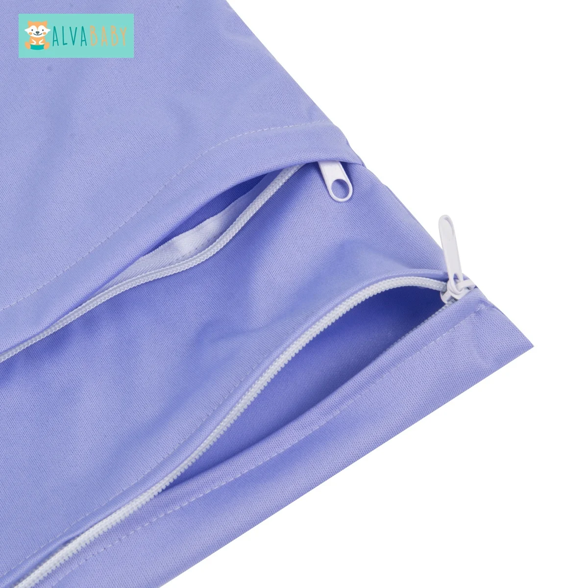 Водонепроницаемые сумки для детских подгузников ALVABABY с 2 карманами, многоразовые Влажные Сумки для подгузников