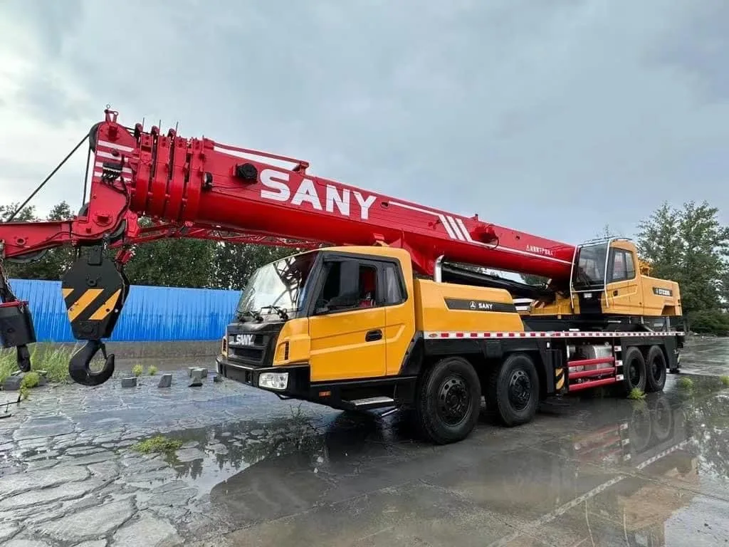Sany 75 Ton Truck With Crane Lorry-mounted Crane Truck Mounted Cranes Manufacturer