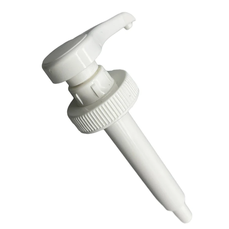 Wholesale 38/400 38/410 food grade plastic Long nozzle syrup pump dispenser 10cc dosage honey sauce pump
