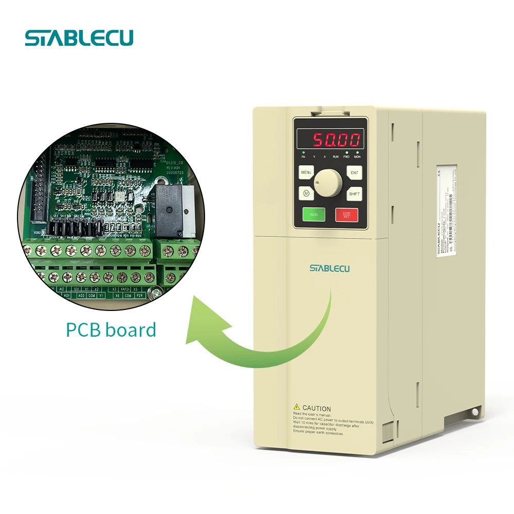 TOP 10 brand STABLECU 220V AC vfd inverter 7.5kw VSD driver variador de frecuencia 220v variable frequency drive for water pump