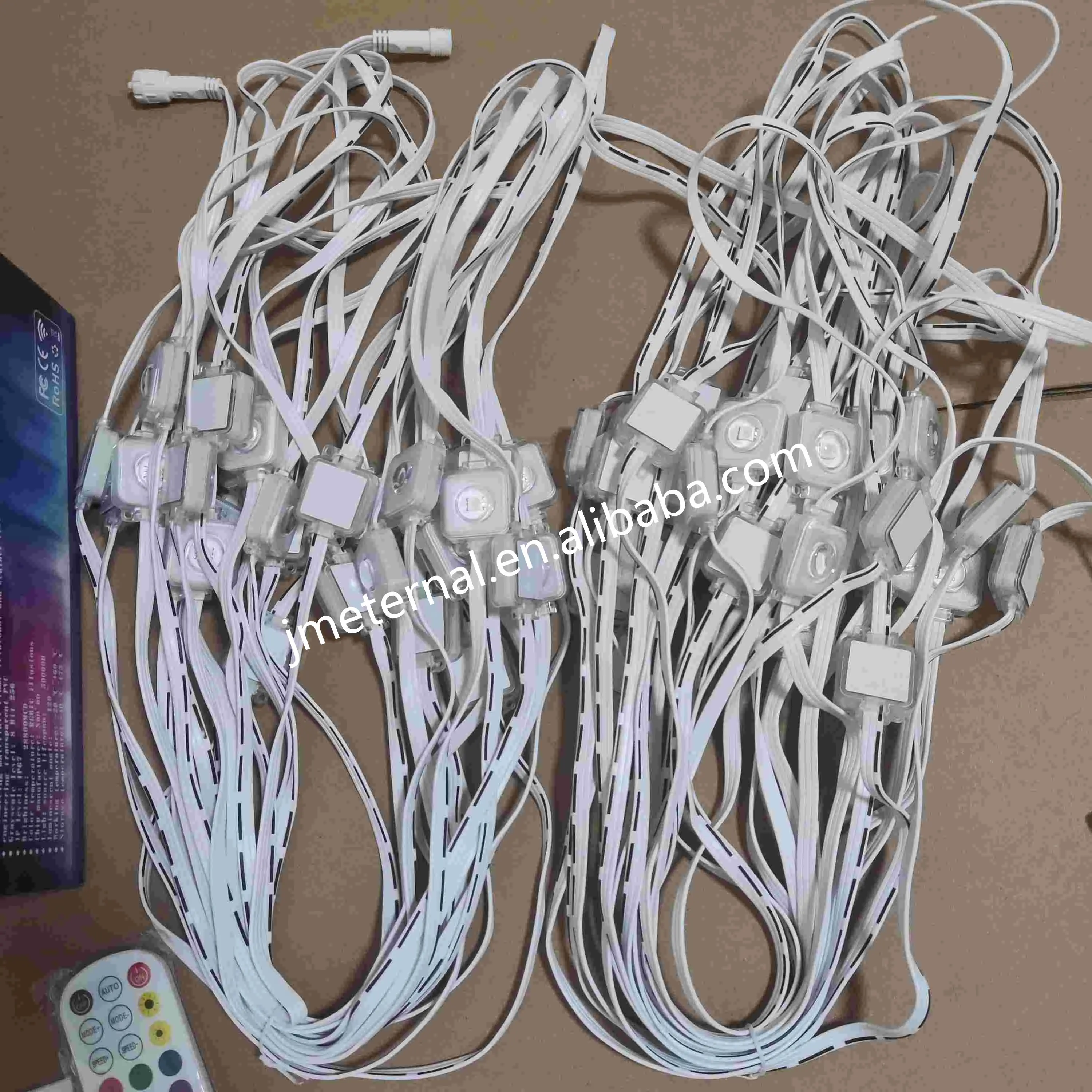 Hot Sale Facade Led point lighting source 24v red emitting crystal outdoor Pixel points lights