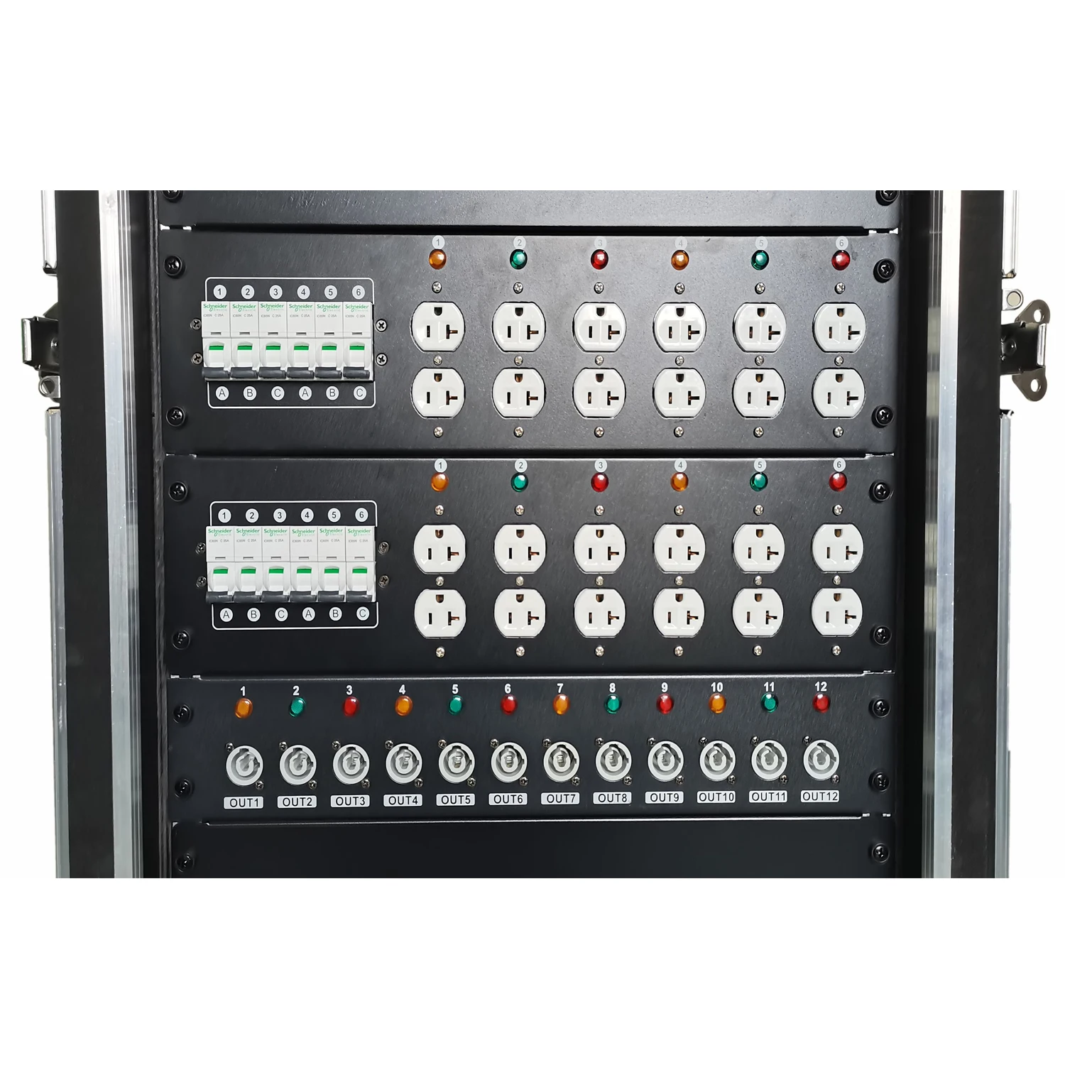 52 Channel Power Distro Distributor Box for Stage DJ Lighting Party Event Show