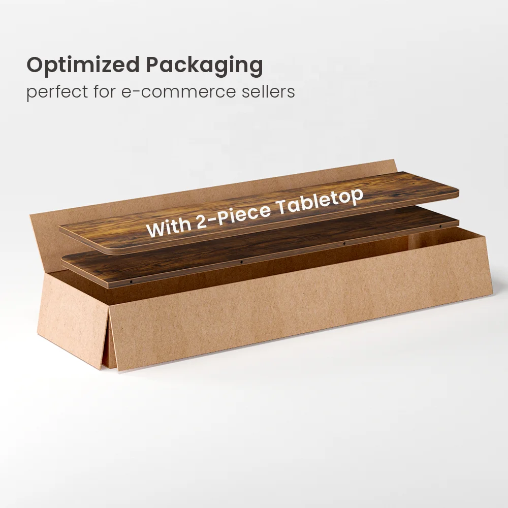 Wholesale OEM ODM Single Motor Home Office Sit Stand L Shaped Electric Height Adjustable Standing Desk with Storage Shelf