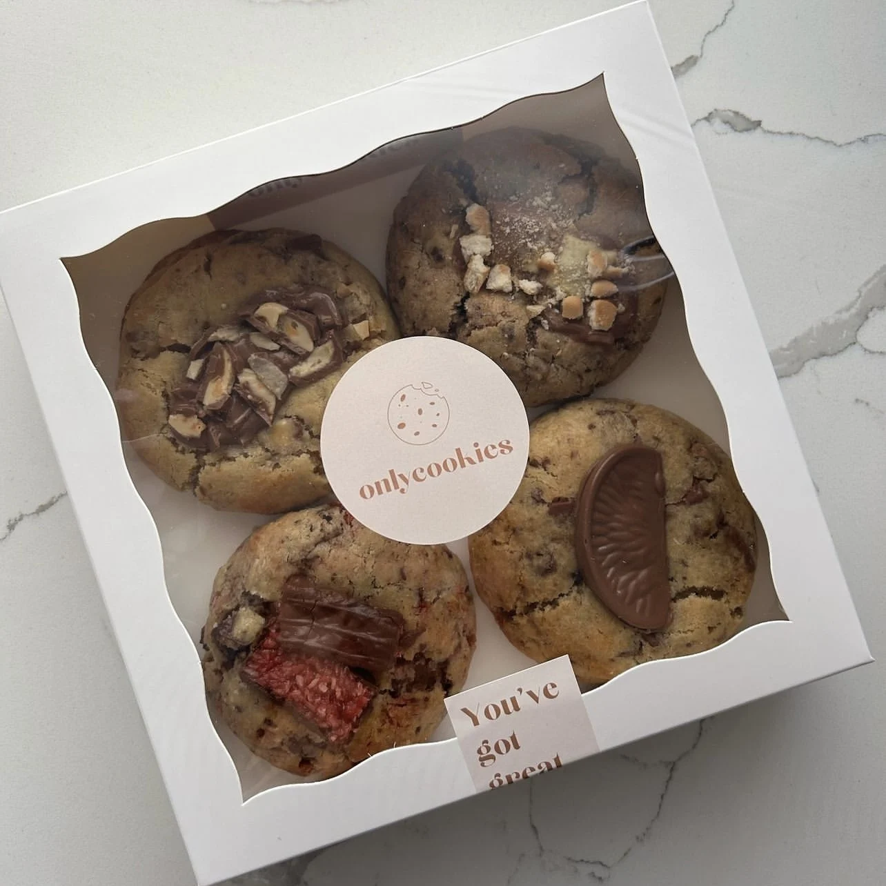 hot selling 3 4 6 pcs custom cookie boxes cookie packaging Christmas cookie box with  window