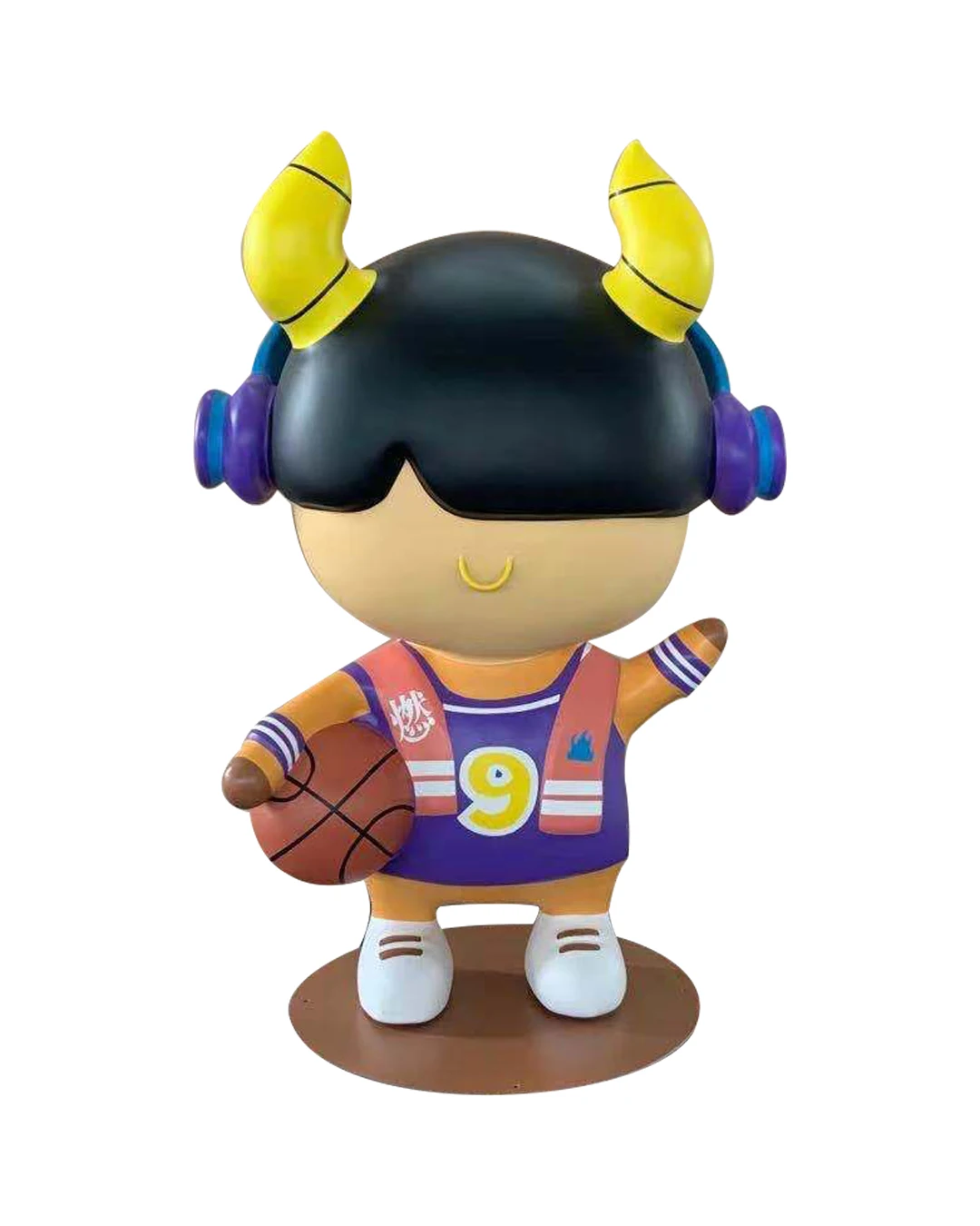 China Manufacturer Wholesale Resin Statues Cartoon Fiberglass Outdoor Modern Sculpture