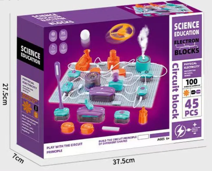 Wholesale Cross-Border Science and Education Electronic Experiment Building Blocks Toy Institution School Suit DIY Learning Expe