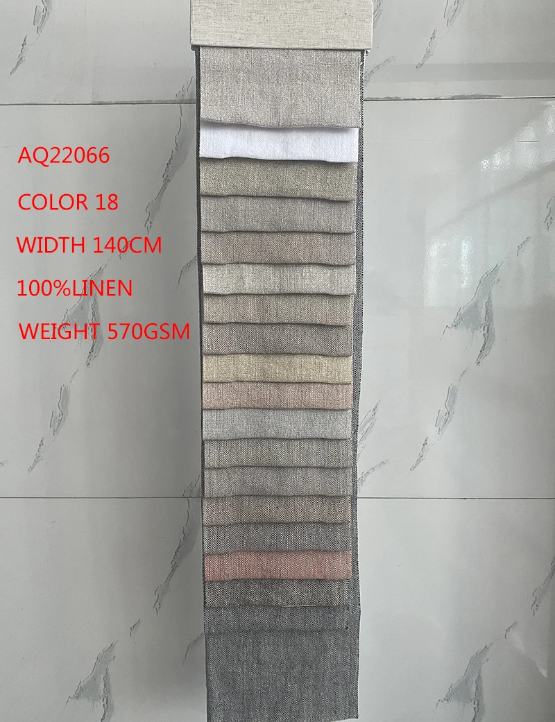 China Sofa Fabric Factory Direct Linen Fabrics Wholesale Yarn Dyed 100 Linen Pure Washed Flax Linen For Sofa Chair Furniture