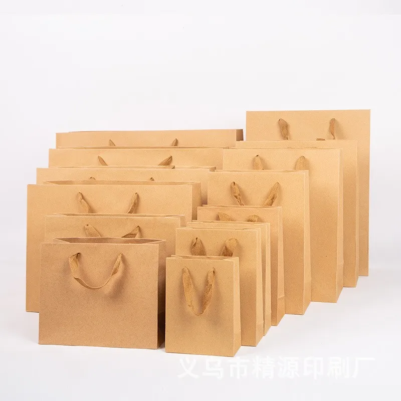 Promotional personalized gifts high quality paper bags with your own logo for business