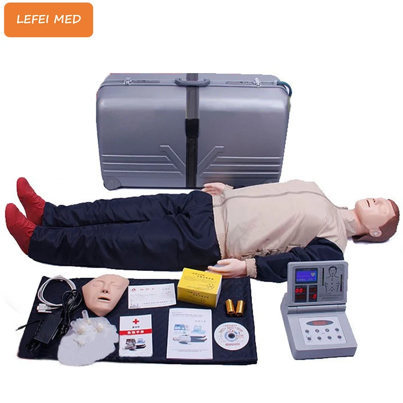 First aid training dummy Human PCR Adult Full Body Cpr Manikins Training Manikin With English Voice Controller
