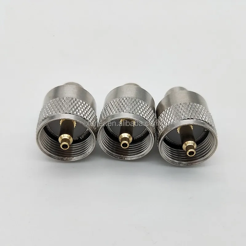 PL259 UHF Male Plug Crimp Coax Connector for RG58 RG214 LMR400 Cable