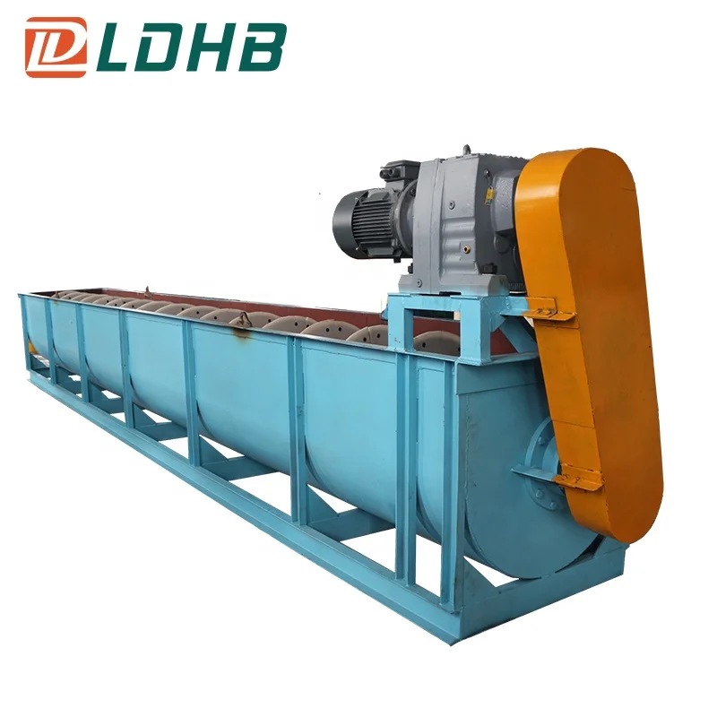 High efficiency gravel sand washer silica single screw sand washer price