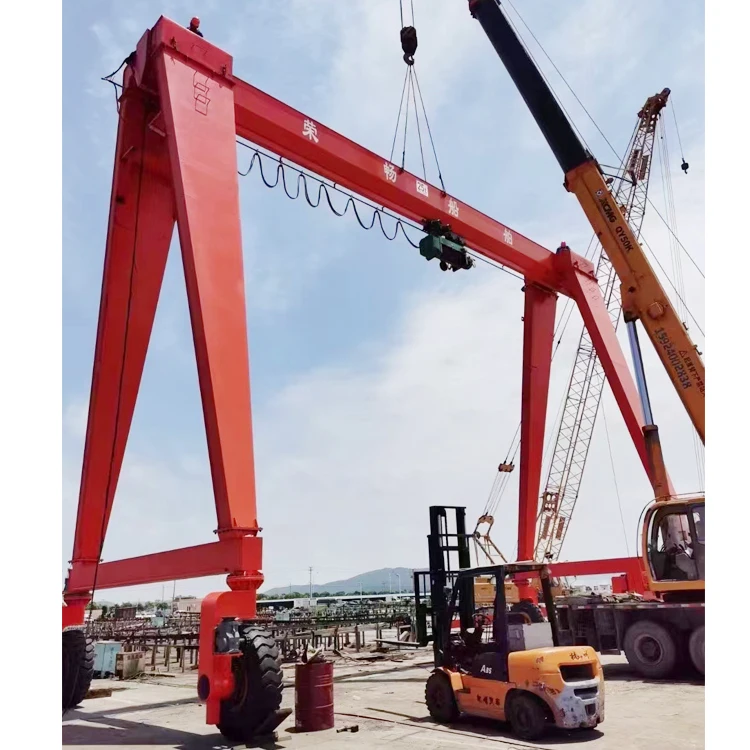 Material Handling Crane Straddle Carrier Single girder Lift hydraulic Electric Straddle Carriers For Indoor/Outdoor