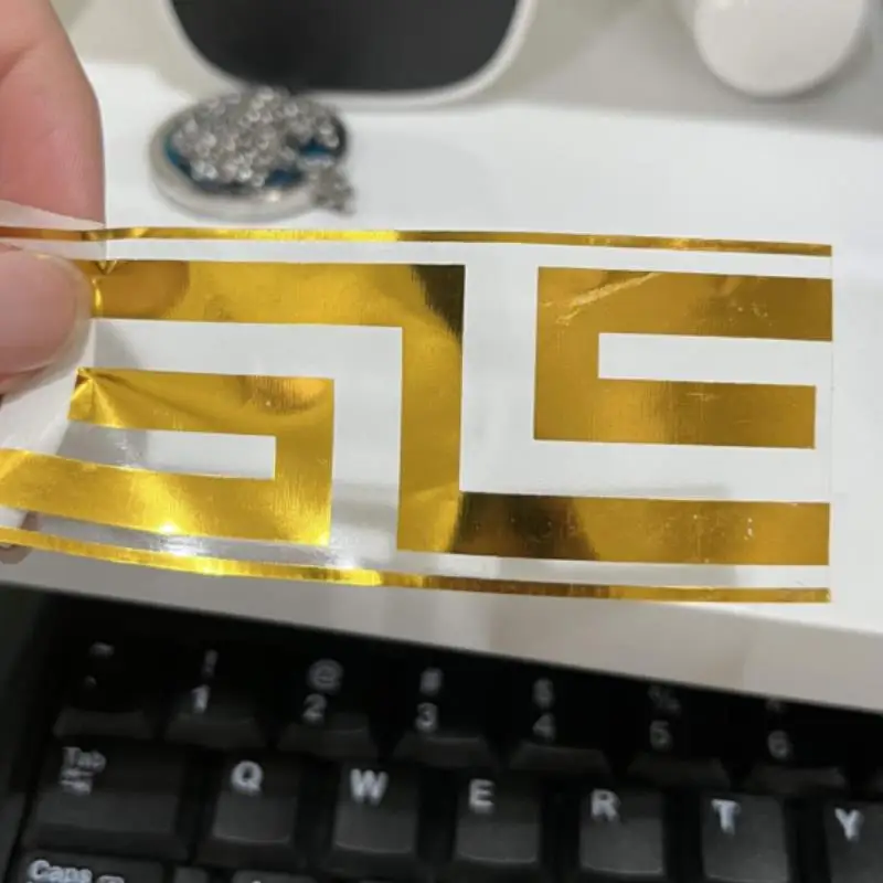 Bulk Custom Gold Foiled Clear Pet Washi Tape Masking Tape Coffin Decoration