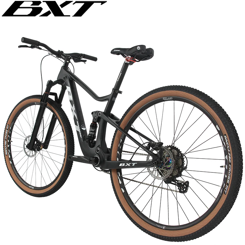 XC Full Suspension Carbon Complete Mountain Bicycle OEM 29er 11 speed Shimano Travel 100mm Suspension MTB Bike 29Inch