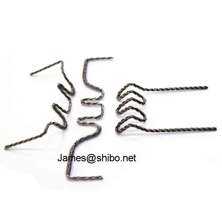 W shape tungsten evaporation spiral wire filament