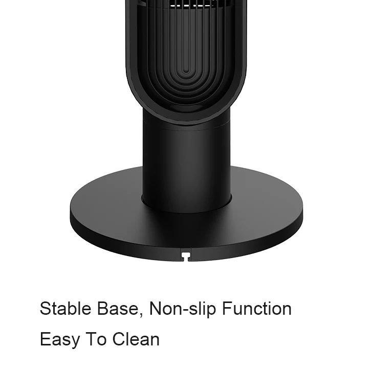 electric fan digital ventilateur tower fan with remote control without vane for home office room