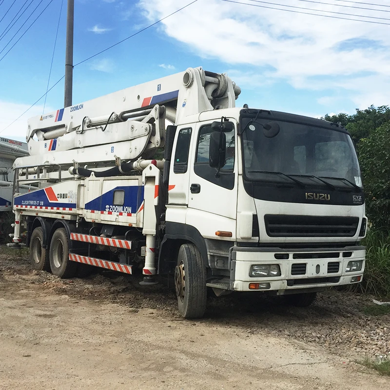 Camiones Usados Mezclador Used Isuzu Concrete Placing Pump Trucks 37m For Sale